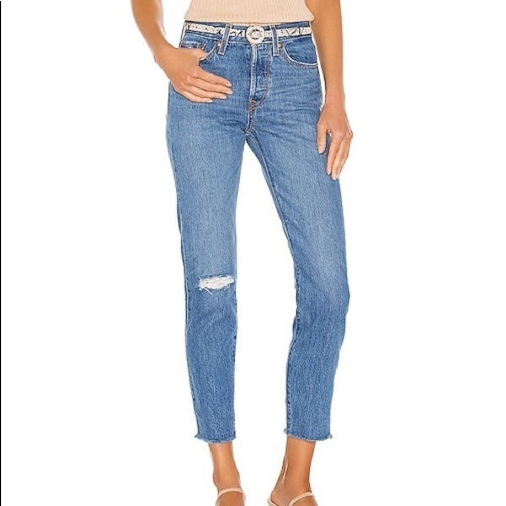 NWT Levi’s Wedgie Icon Straight Jeans in Athens Hera